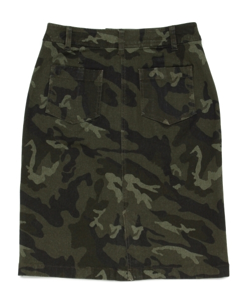 Ray BEAMS(レイビームス)の「Ray BEAMS / カモフラ ストレッチ タイトスカート(スカート・レディース・オリーブ・0/1)」の5枚目の写真