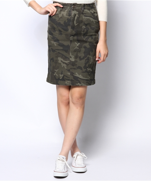 Ray BEAMS(レイビームス)の「Ray BEAMS / カモフラ ストレッチ タイトスカート(スカート・レディース・オリーブ・0/1)」の17枚目の写真