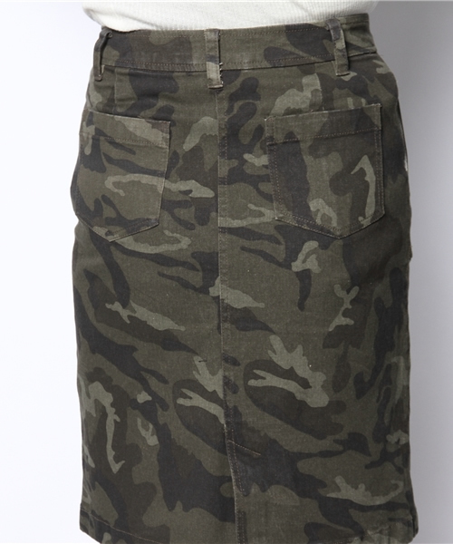 Ray BEAMS(レイビームス)の「Ray BEAMS / カモフラ ストレッチ タイトスカート(スカート・レディース・オリーブ・0/1)」の12枚目の写真