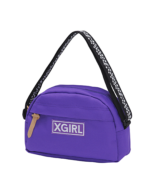 X-girl（エックスガール）の「【SEDA3月号掲載】STAR TAPE SHOULDER BAG（ショルダーバッグ・レディース・ホワイト/ブラック/パープル/ネイビー・ONE SIZE）」の4枚目の写真