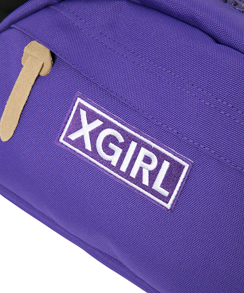 X-girl（エックスガール）の「【SEDA3月号掲載】STAR TAPE SHOULDER BAG（ショルダーバッグ・レディース・ホワイト/ブラック/パープル/ネイビー・ONE SIZE）」の9枚目の写真