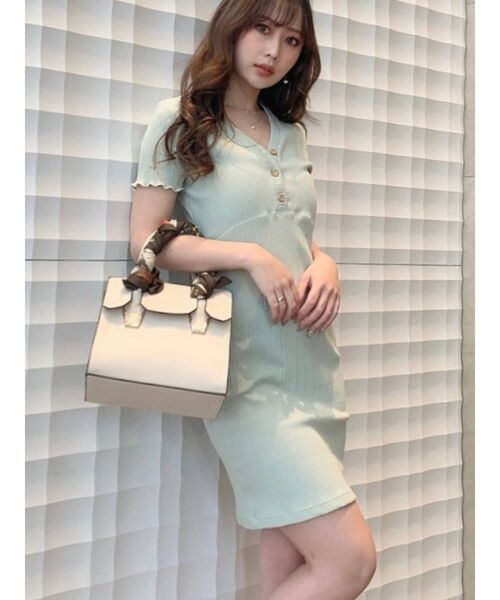 RESEXXY（リゼクシー）の「ゴールドポイントハンドバッグ（ハンドバッグ・レディース・ブラック/ベージュ/ブラウン・FREE）」の5枚目の写真