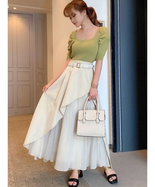 RESEXXY（リゼクシー）の「ゴールドポイントハンドバッグ（ハンドバッグ・レディース・ブラック/ベージュ/ブラウン・FREE）」の7枚目の写真