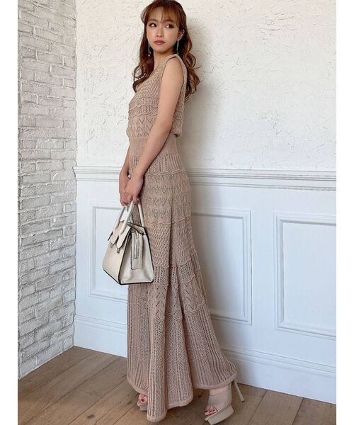 RESEXXY（リゼクシー）の「ゴールドポイントハンドバッグ（ハンドバッグ・レディース・ブラック/ベージュ/ブラウン・FREE）」の4枚目の写真