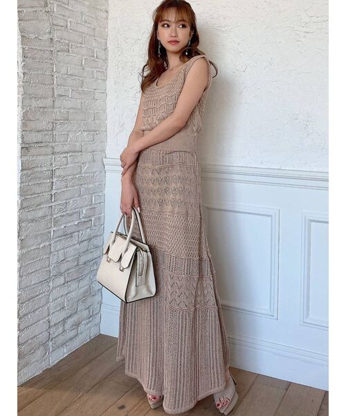 RESEXXY（リゼクシー）の「ゴールドポイントハンドバッグ（ハンドバッグ・レディース・ブラック/ベージュ/ブラウン・FREE）」の11枚目の写真