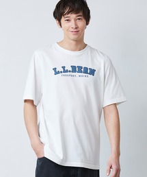L.L.Bean（エルエルビーン）の「ケアフリー・アンシュリンカブル・ティ、半袖　グラフィック 1 ジャパン・フィット（Tシャツ/カットソー）」