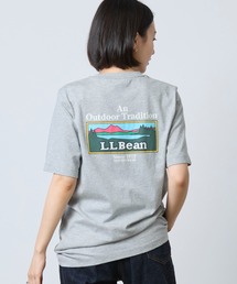 L.L.Bean（エルエルビーン）の「ケアフリー・アンシュリンカブル・ティ、半袖 グラフィック 1 ジャパン・フィット（Tシャツ/カットソー）」