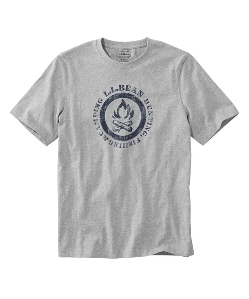 L.L.Bean（エルエルビーン）の「ケアフリー・アンシュリンカブル・ティ、半袖　グラフィック 1 ジャパン・フィット（Tシャツ/カットソー・メンズ・オレンジ/グレー系その他/ホワイト/ネイビー/ダークグリーン/レッド/ブルーグリーン/ヘザーグレー/ネイビー系1/ネイビー系2/グレー系その他2/グレー系その他3/ブラック系その他/ブラック/ホワイト系その他/ホワイト系その他2/ホワイト系その他4/レッド系1/ネイビー系3/イエロー系/グレー系その他4/ホワイト系その他3/グレー系その他5/グリーン系/ホワイト系その他6/ネイビー系5/グレー系その他7/グリーン系2/グレー系その他6/エメラルド/ホワイト系その他5/ネイビー系4/グレー系/ホワイト系その他7/ブルー系/ブルー系1/ライトブルー/ブラック系その他2/ネイビー系6/ホワイト系1/グレー系2・X-LARGE/SMALL/LARGE/MEDIUM/XX-LARGE）」の17枚目の写真