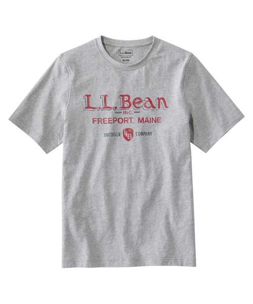 L.L.Bean（エルエルビーン）の「ケアフリー・アンシュリンカブル・ティ、半袖　グラフィック 1 ジャパン・フィット（Tシャツ/カットソー・メンズ・オレンジ/グレー系その他/ホワイト/ネイビー/ダークグリーン/レッド/ブルーグリーン/ヘザーグレー/ネイビー系1/ネイビー系2/グレー系その他2/グレー系その他3/ブラック系その他/ブラック/ホワイト系その他/ホワイト系その他2/ホワイト系その他4/レッド系1/ネイビー系3/イエロー系/グレー系その他4/ホワイト系その他3/グレー系その他5/グリーン系/ホワイト系その他6/ネイビー系5/グレー系その他7/グリーン系2/グレー系その他6/エメラルド/ホワイト系その他5/ネイビー系4/グレー系/ホワイト系その他7/ブルー系/ブルー系1/ライトブルー/ブラック系その他2/ネイビー系6/ホワイト系1/グレー系2・X-LARGE/SMALL/LARGE/MEDIUM/XX-LARGE）」の19枚目の写真