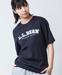 L.L.Bean（エルエルビーン）の「ケアフリー・アンシュリンカブル・ティ、半袖　グラフィック 1 ジャパン・フィット（Tシャツ/カットソー）」
