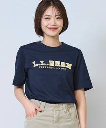 L.L.Bean（エルエルビーン）の「ケアフリー・アンシュリンカブル・ティ、半袖　グラフィック 1 ジャパン・フィット（Tシャツ/カットソー）」