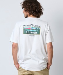 L.L.Bean（エルエルビーン）の「ケアフリー・アンシュリンカブル・ティ、半袖　グラフィック 1 ジャパン・フィット（Tシャツ/カットソー）」