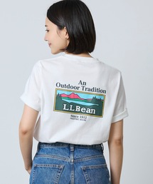 L.L.Bean（エルエルビーン）の「ケアフリー・アンシュリンカブル・ティ、半袖 グラフィック 1 ジャパン・フィット（Tシャツ/カットソー）」