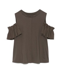 FRAY I.D | フリルスリーブカットトップス(シャツ/ブラウス)