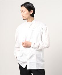 E.TAUTZ | E. Tautz/イートウツ/@/CORE COLLARLESS LINEMAN SHIRT/コアカラーレスラインマンシャツ(シャツ/ブラウス)