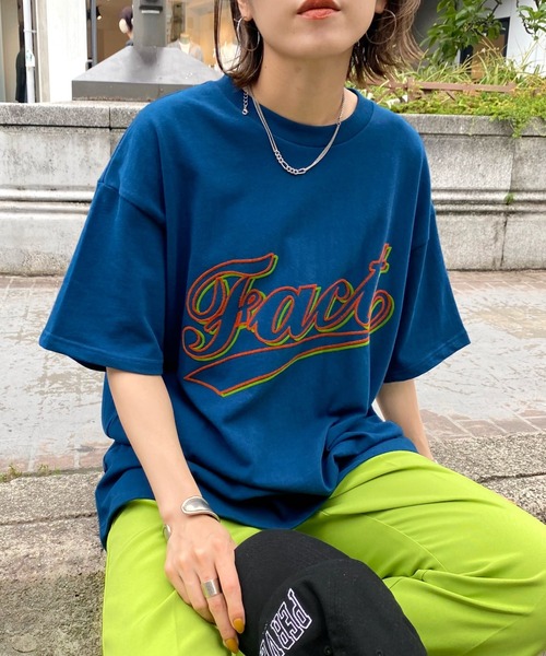 WHO'S WHO gallery（フーズフーギャラリー）の「COOPER FACTフロッキーTEE（Tシャツ/カットソー・メンズ・ネイビー/ブラック/ブルー/アッシュグレー・FREE）」の3枚目の写真