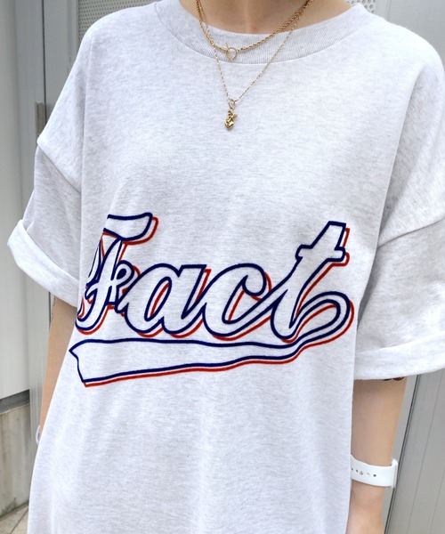 WHO'S WHO gallery（フーズフーギャラリー）の「COOPER FACTフロッキーTEE（Tシャツ/カットソー・メンズ・ネイビー/ブラック/ブルー/アッシュグレー・FREE）」の7枚目の写真