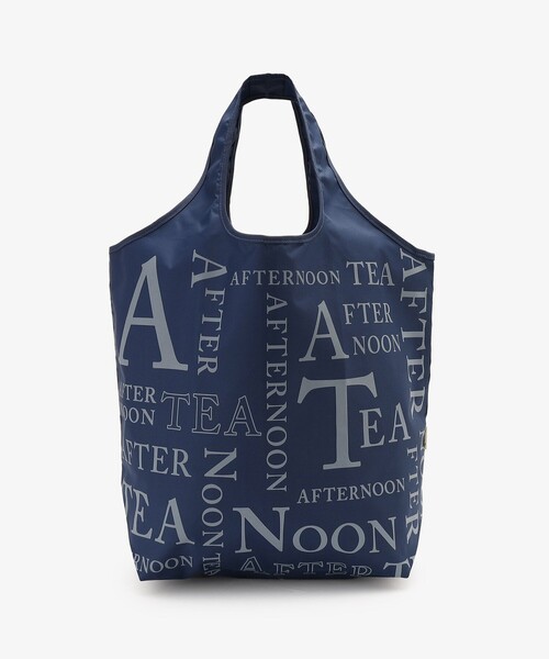 Afternoon Tea（アフタヌーンティー）の「ロゴラップバッグ（エコバッグ/サブバッグ・レディース・グレー/ネイビー・ONE SIZE）」の3枚目の写真