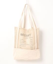 Samansa Mos2 blue | メッシュ＆キャンバスセットトートバッグ(トートバッグ)