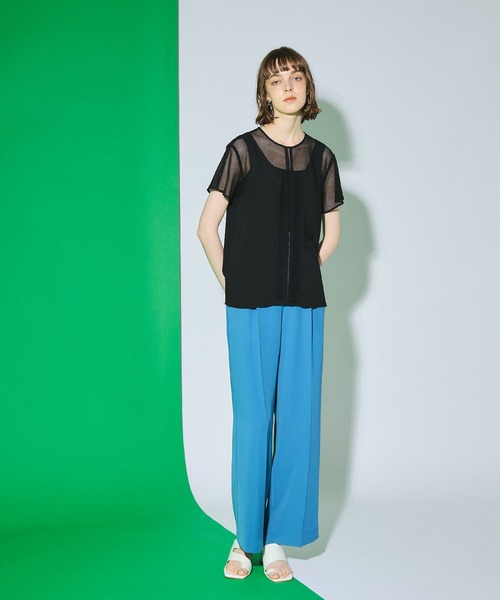 【UNITED TOKYO】チェッカーメッシュブラウス 新品 UNITED TOKYO（ユナイテッドトウキョウ）の「チェッカーメッシュ