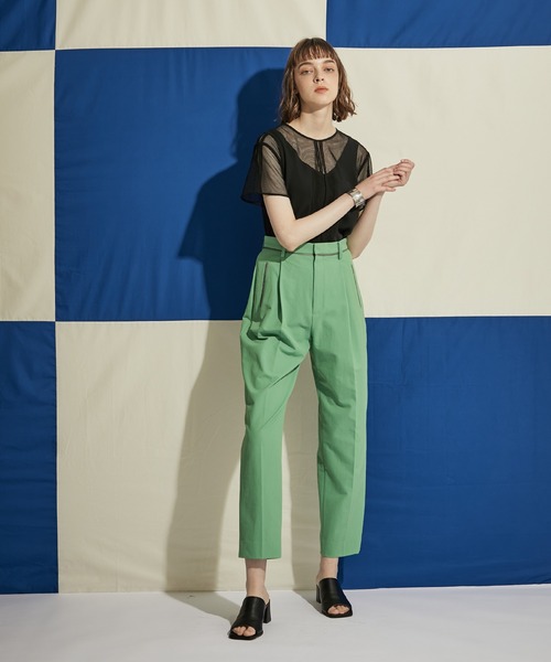 【UNITED TOKYO】チェッカーメッシュブラウス 新品 UNITED TOKYO（ユナイテッドトウキョウ）の「チェッカーメッシュ