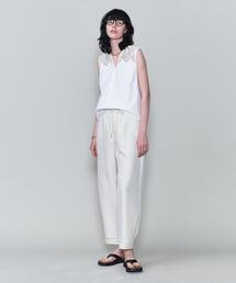 dahl’ia × 6(ROKU)GATHER BLOUSE/ブラウス新品未使用 別注】＜dahl'ia＞エンブロイダリー ボリューム ブラウス