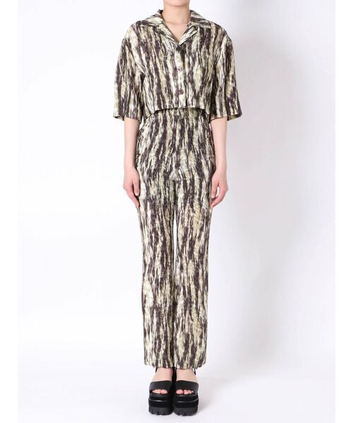 EMODA（エモダ）の「ウェーブテクスチャーハイウエストパンツ（その他パンツ・レディース・ブラック/その他/その他1・SMALL/MEDIUM）」の13枚目の写真