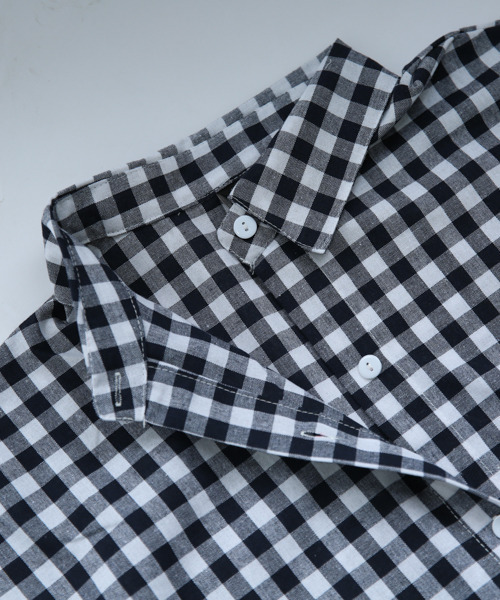 AMELY（エミリー）の「ロングシャツワンピース（ワンピース・レディース・ベージュ/ブラック/グレー系その他/ブルー系その他・C/フリー）」の7枚目の写真