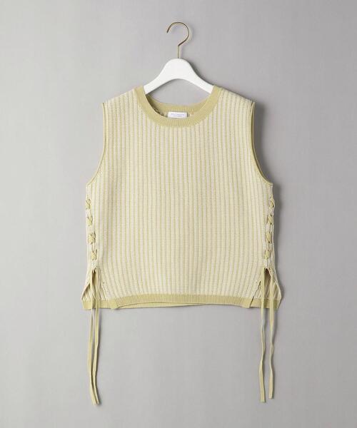 BEAUTY&amp;YOUTH UNITED ARROWS - perverze ノースリーブ ニット BEAUTY&YOUTH UNITED ARROWS｜ジャガードノースリーブニット