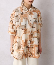 ニュアンス柄シャツ【ZOZO限定アイテム】