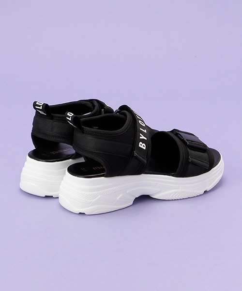 by LOVEiT（バイラビット）の「ロゴスポーツサンダル（サンダル・キッズ・ブラック/オフホワイト・21cm/22cm/23cm/24cm）」の6枚目の写真