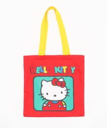 【 Sanrio 】 カラートートバッグ (レトロキティ/キティ＆ミミィ)