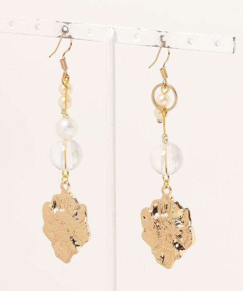tone(トーン)の「【kun】上品なゴールドピアス(MA)(ピアス(両耳用)・レディース・ゴールド・FREE)」の2枚目の写真