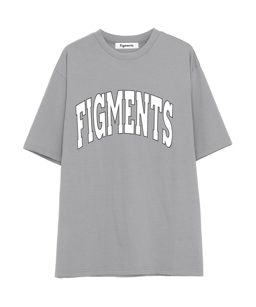 Figments（フィグメンツ）の「カレッジロゴTシャツ（Tシャツ/カットソー・レディース・ブラック/グレー/カーキ/ブルー・S/M/MEDIUM/SMALL）」の21枚目の写真