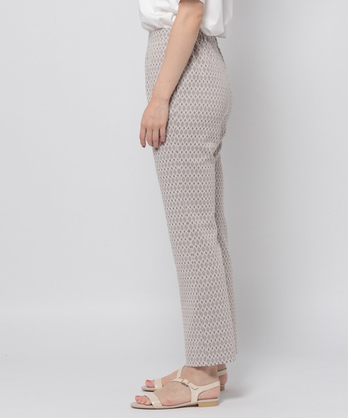 GLOBAL WORK（グローバルワーク）の「カットジャガードパンツ/950397（その他パンツ・レディース・ホワイト/ブラック・FREE）」の3枚目の写真