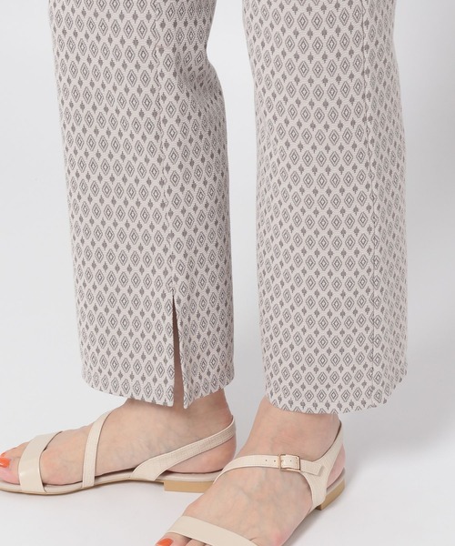 GLOBAL WORK（グローバルワーク）の「カットジャガードパンツ/950397（その他パンツ・レディース・ホワイト/ブラック・FREE）」の7枚目の写真