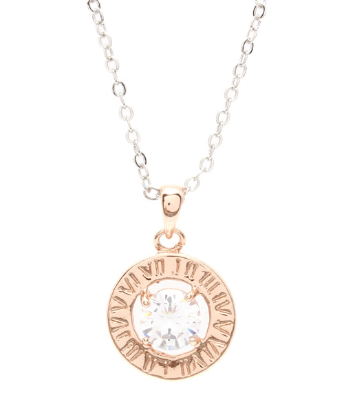 WEGO(ウィゴー)の「WEGO/ストーンサークルネックレス(ネックレス・メンズ・ピンク・FREE)」の1枚目の写真