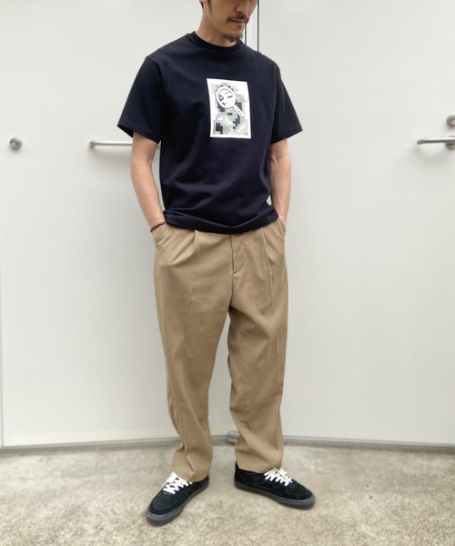 PARKS TOKYO SELECT（パークストウキョウセレクト）の「<AWM>MOSAIC ACTRESS半袖Tシャツ（Tシャツ/カットソー・メンズ・ブラック/ホワイト・LARGE/MEDIUM）」の5枚目の写真