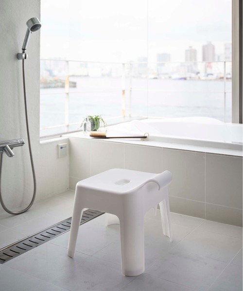 tower（タワー）の「tower（タワー）引っ掛け風呂椅子（バス/トイレグッズ・レディース・ホワイト/ブラック・ONE SIZE）」の18枚目の写真
