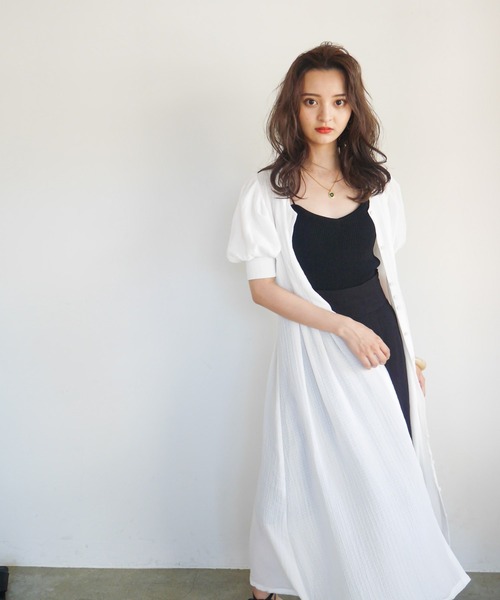 LADYMADE(レディメイド)の「ウエストタックパワショルワンピース(ワンピース・レディース・オフホワイト/イエロー/その他1・FREE)」の14枚目の写真