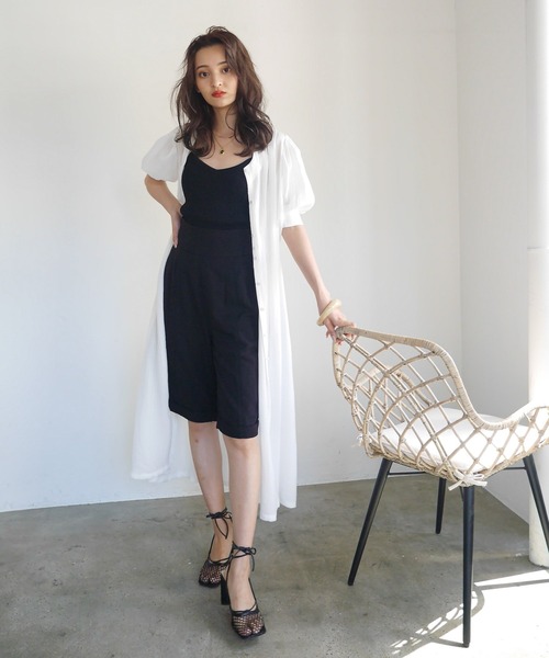 LADYMADE(レディメイド)の「ウエストタックパワショルワンピース(ワンピース・レディース・オフホワイト/イエロー/その他1・FREE)」の16枚目の写真