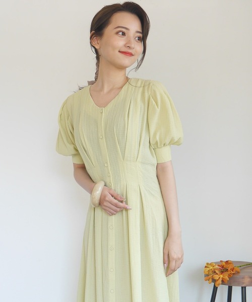 LADYMADE(レディメイド)の「ウエストタックパワショルワンピース(ワンピース・レディース・オフホワイト/イエロー/その他1・FREE)」の18枚目の写真