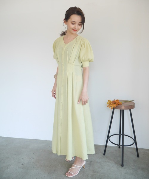 LADYMADE(レディメイド)の「ウエストタックパワショルワンピース(ワンピース・レディース・オフホワイト/イエロー/その他1・FREE)」の19枚目の写真