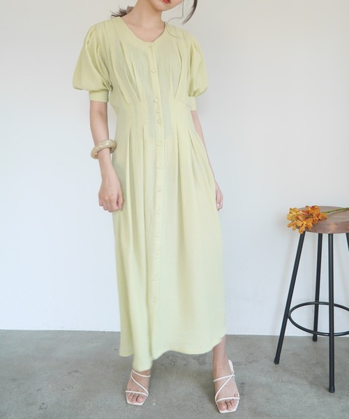 LADYMADE(レディメイド)の「ウエストタックパワショルワンピース(ワンピース・レディース・オフホワイト/イエロー/その他1・FREE)」の20枚目の写真