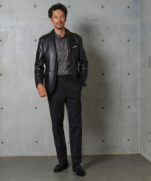 MEN'S BIGI（メンズビギ）の「《archives》ペイズリー柄バンドカラーシャツ　made in japan（シャツ/ブラウス・メンズ・グレー系その他/ブラウン系その他・01/02/03）」の9枚目の写真