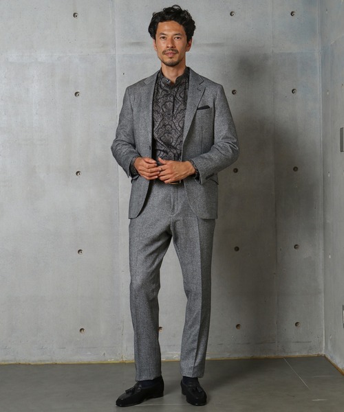 MEN'S BIGI（メンズビギ）の「《archives》ペイズリー柄バンドカラーシャツ　made in japan（シャツ/ブラウス・メンズ・グレー系その他/ブラウン系その他・01/02/03）」の12枚目の写真