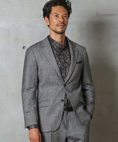 MEN'S BIGI（メンズビギ）の「《archives》ペイズリー柄バンドカラーシャツ　made in japan（シャツ/ブラウス・メンズ・グレー系その他/ブラウン系その他・01/02/03）」の11枚目の写真