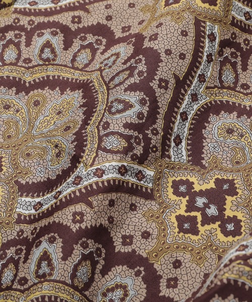 MEN'S BIGI（メンズビギ）の「《archives》ペイズリー柄バンドカラーシャツ　made in japan（シャツ/ブラウス・メンズ・グレー系その他/ブラウン系その他・01/02/03）」の6枚目の写真