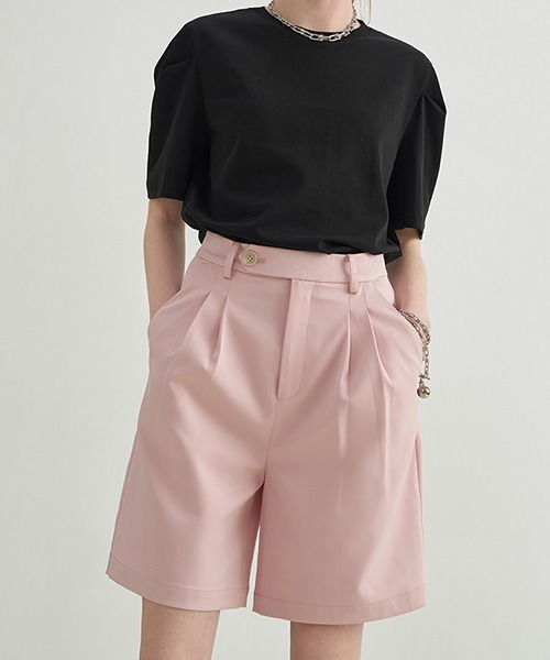 Fano Studios(ファノ ストゥディオズ)の「【Fano Studios】high waist color suit shorts FX21K114(その他パンツ・レディース・ピンク・M/L/S)」の3枚目の写真