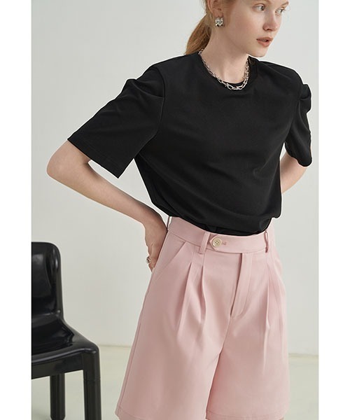 Fano Studios(ファノ ストゥディオズ)の「【Fano Studios】high waist color suit shorts FX21K114(その他パンツ・レディース・ピンク・M/L/S)」の4枚目の写真